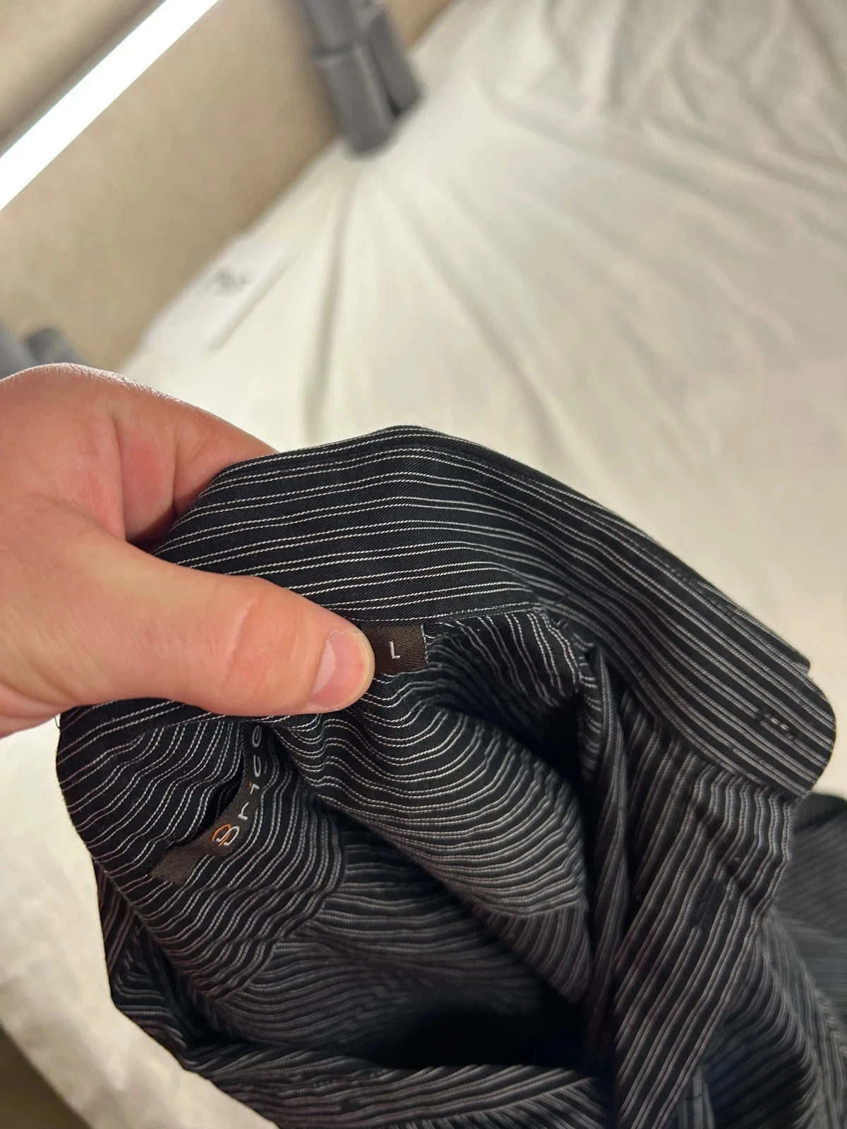 Chemise vintage brice grise – photo 11